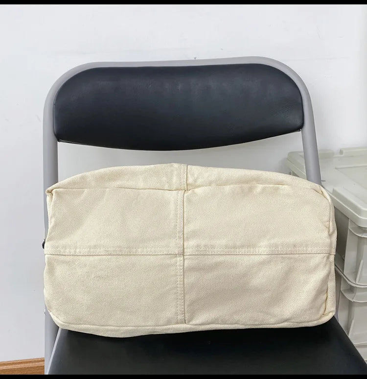 Women's Shoulder Bag Large Canvas Crossbody Bags for Women 2023 Cotton Cloth Fashion Korean Female Students School Bag Handbags
