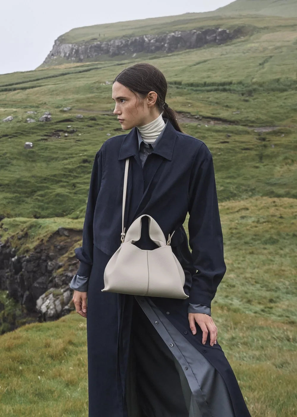 pol cloud bag niche design light luxury french leather handbag one shoulder crossbody fashion women