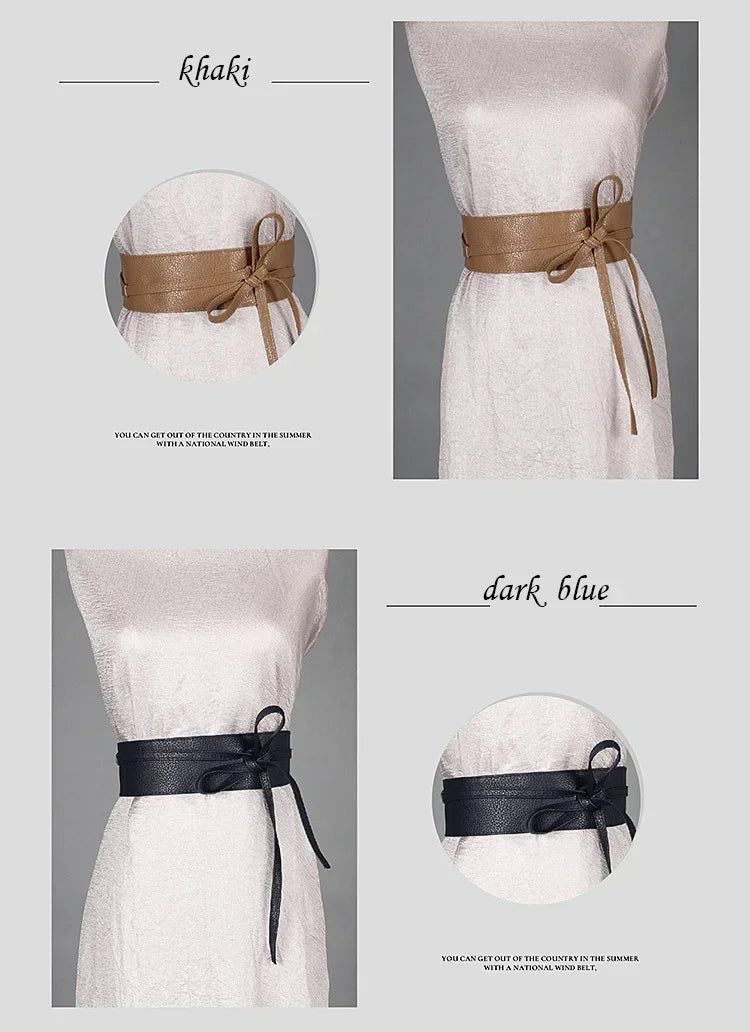 2023 New Designer Women Lace Up Belt New BowKnot Belts for Women Gold Silver Waistband Derss Belt