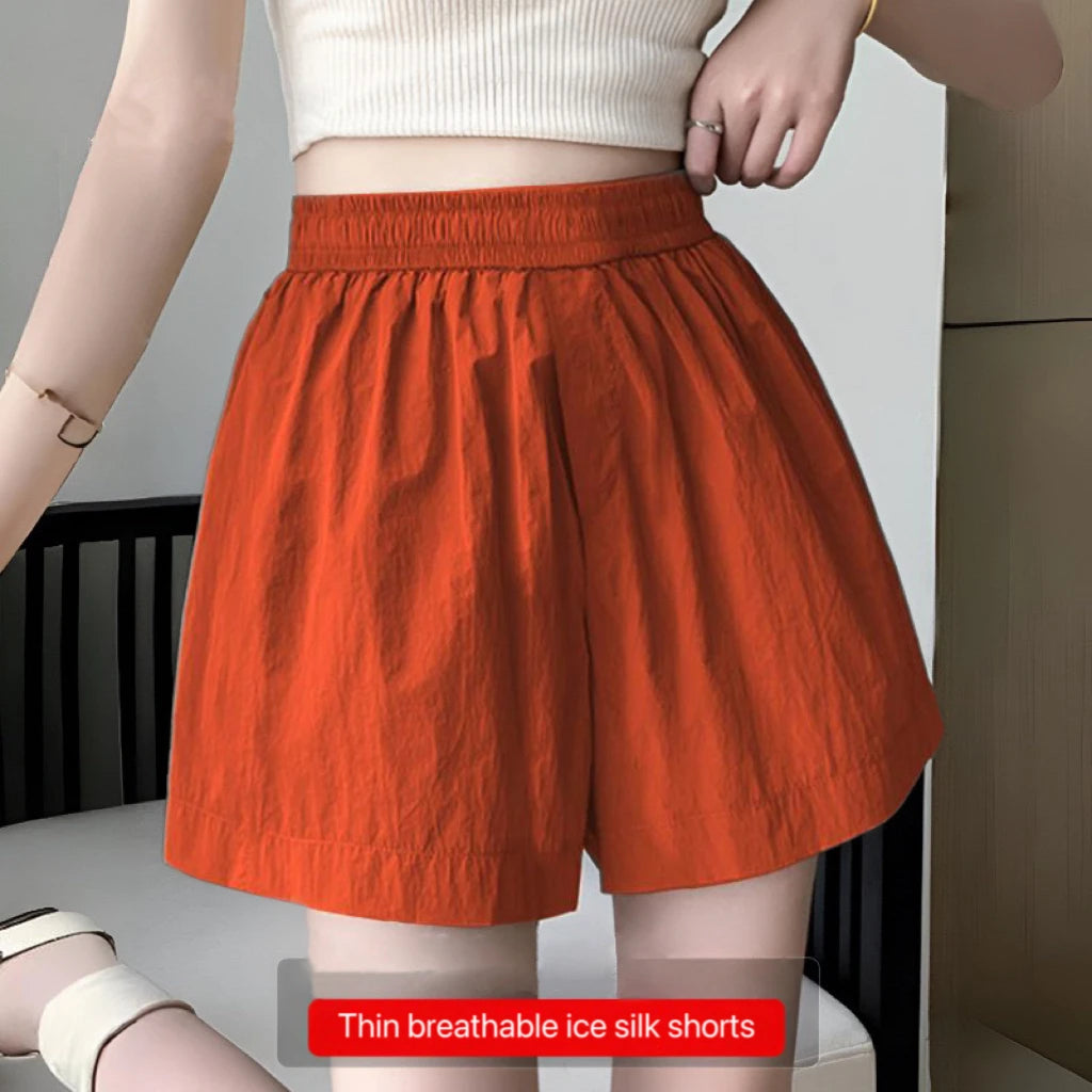 1pcs Summer Women Shorts Gym Workout Short Female Large Size Solid Color Casual Basic Short Pants Lady High Waisted Shorts Sport