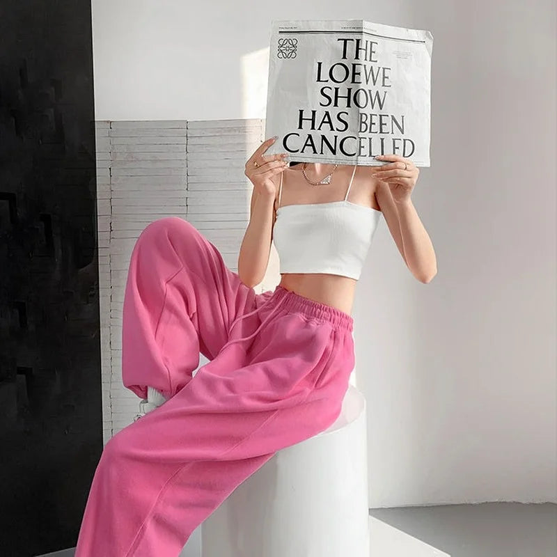 Joggers Women's Sweat Sports Pants 2025 Baggy Trendeez Casual Jogging Fashion Autumn Loose Trousers for Women Spring Sweatpants