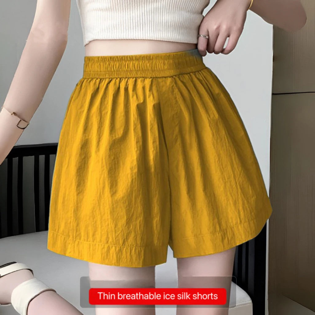 1pcs Summer Women Shorts Gym Workout Short Female Large Size Solid Color Casual Basic Short Pants Lady High Waisted Shorts Sport