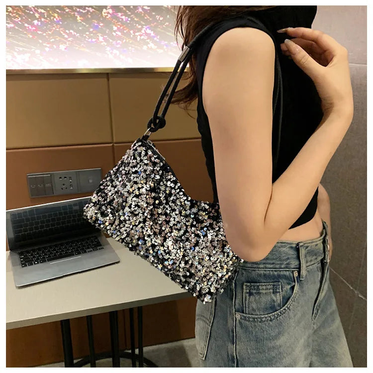 Hand Bag for Wedding Party Banquet Bag Clutch Bag Lady Sequin Luxury Party Evening Bag Fashion Wedding Bridal Dress Underarm Bag