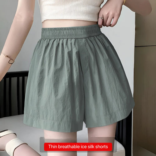 1pcs Summer Women Shorts Gym Workout Short Female Large Size Solid Color Casual Basic Short Pants Lady High Waisted Shorts Sport