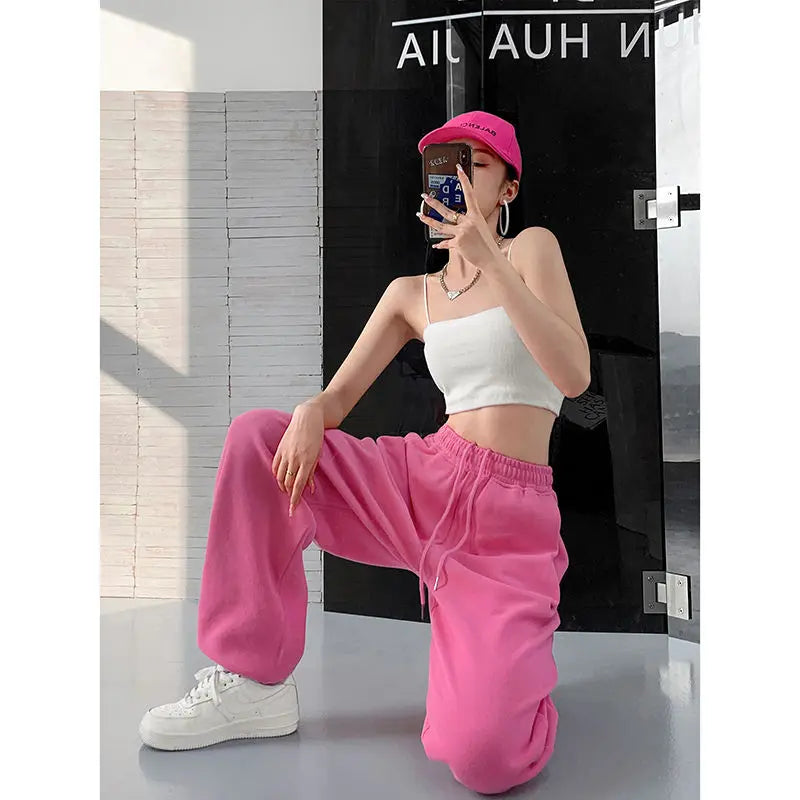 Joggers Women's Sweat Sports Pants 2025 Baggy Trendeez Casual Jogging Fashion Autumn Loose Trousers for Women Spring Sweatpants