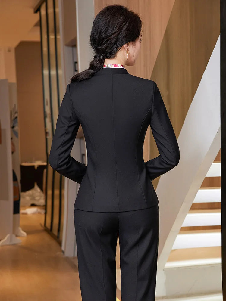 Women Business Skirt Suits Spring Formal Uniform Styles Blazers Feminino for Women Professional Office Work Wear Outfits Set