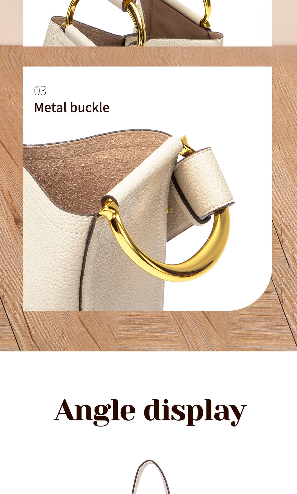 Women's Tote Bag Autumn High Quality Simple Beige Texture Women's Business Commuter Shoulder Bag