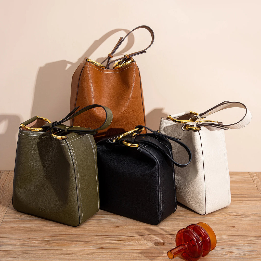 Women's Tote Bag Autumn High Quality Simple Beige Texture Women's Business Commuter Shoulder Bag