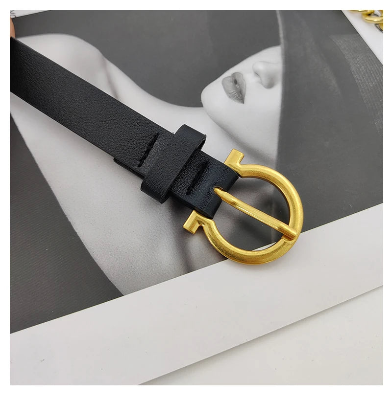 Designer Belts For Women High Quality Luxury Golden Chain Belt Ladies Dress Waistband Flower Adjustable Punk Corset