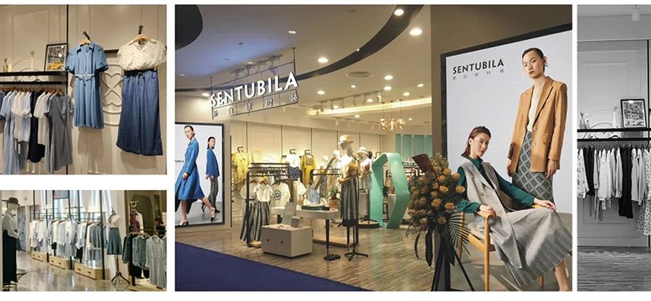 SENTUBILA Women 100% Wool Long Wrap Coat 2025 Elegant Notched Collar Belted Warm Double Faced Woolen Winter Overcoat W24O43352