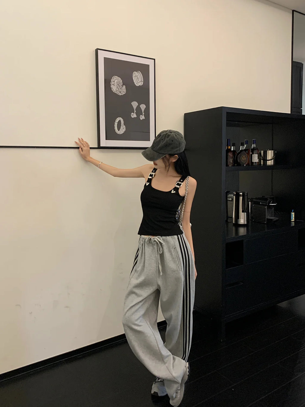 Tanks Women Personality Creativity Casual Trendy All-match Chic Age-reducing Simple Streetwear Solid New Summer Lady Sweet Thin