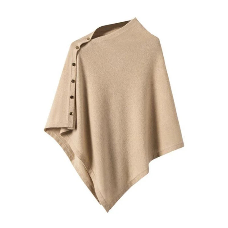 Women's High-End Outerwear Shawl Fashionable Scarf Warm Cloak Knitted Coat Autumn And Winter