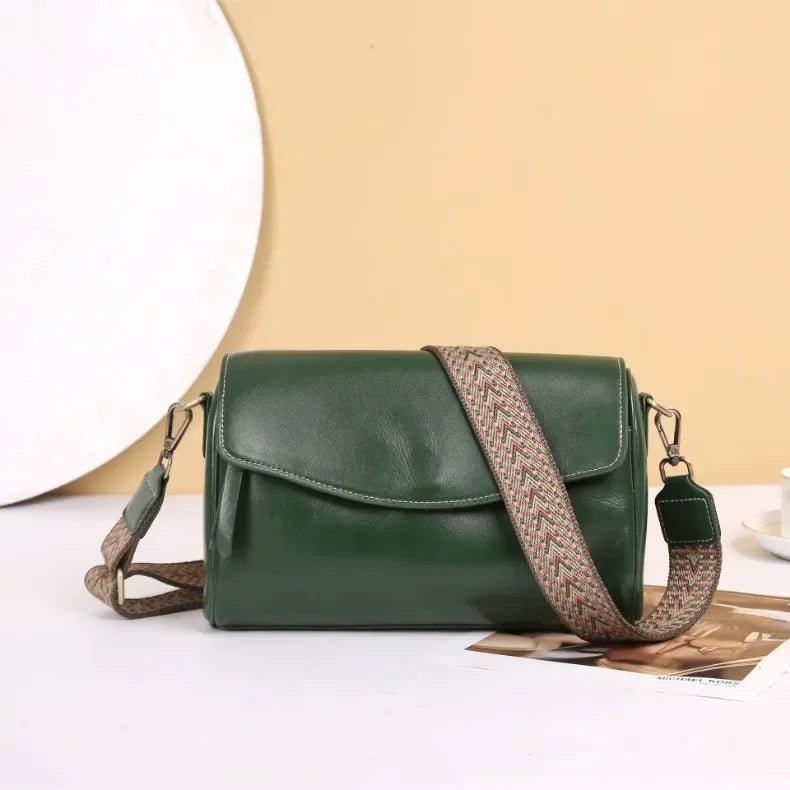 Women's Genuine Leather Shoulder & Crossbody Bag Minimalist Design for Office, Dinner & Weekend Outings Durable Everyday Handbag