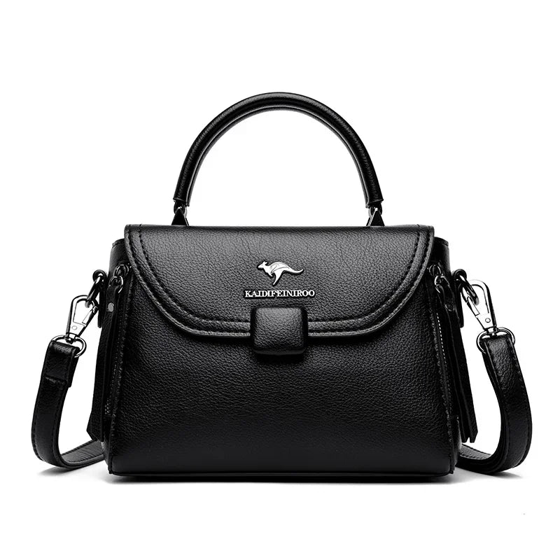Authentic High Quality Soft Leather Luxury New Designer Fashion Casual Women's Shoulder Bag Handbag Crossbody Bags for Women2024