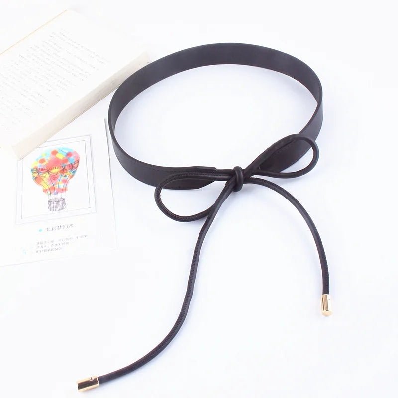 Waist Leather Belt for Women Dress Coat Suit Knot Rope Luxury Designer ladies Corset Hip High Belt Waistband Appreal Accessories