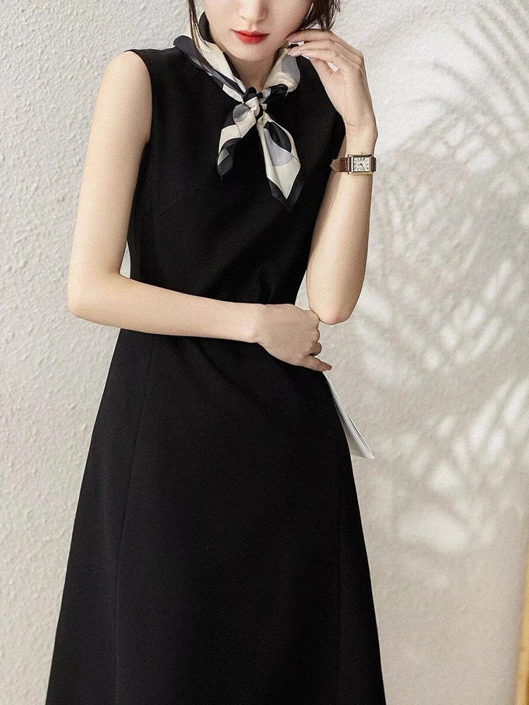 Jielur Elegant Office Lady Dress Women Korean Fashion Sexy Sundress Summer Dresses Female High Street Orange White Vestidos S-XL