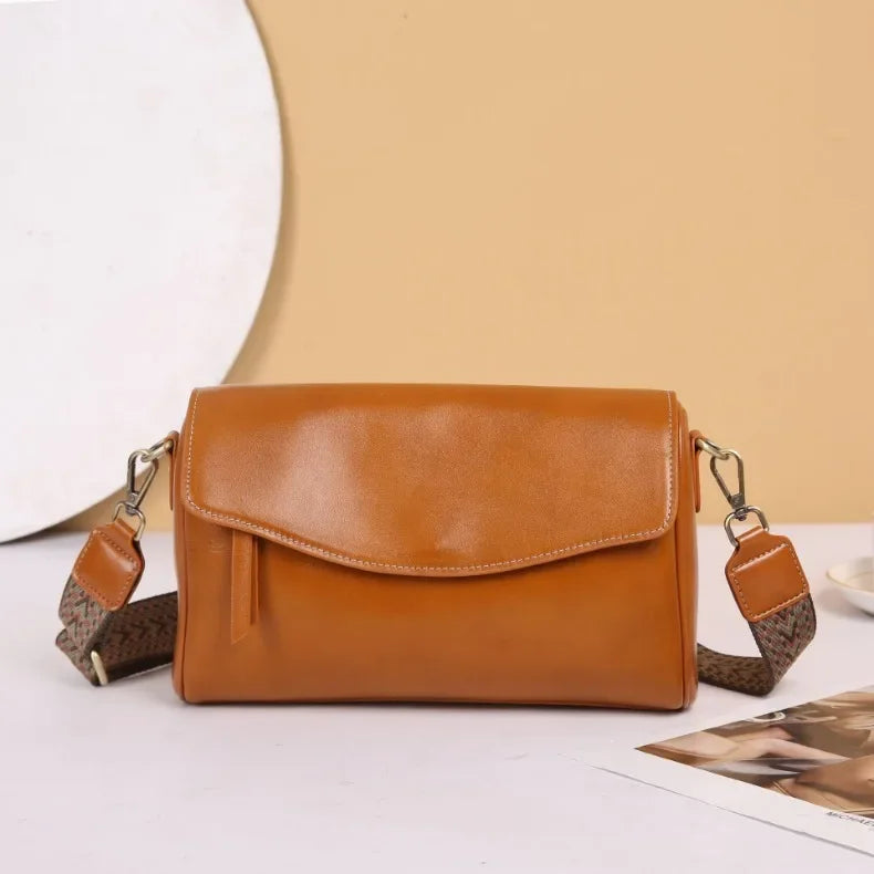 Women's Genuine Leather Shoulder & Crossbody Bag Minimalist Design for Office, Dinner & Weekend Outings Durable Everyday Handbag