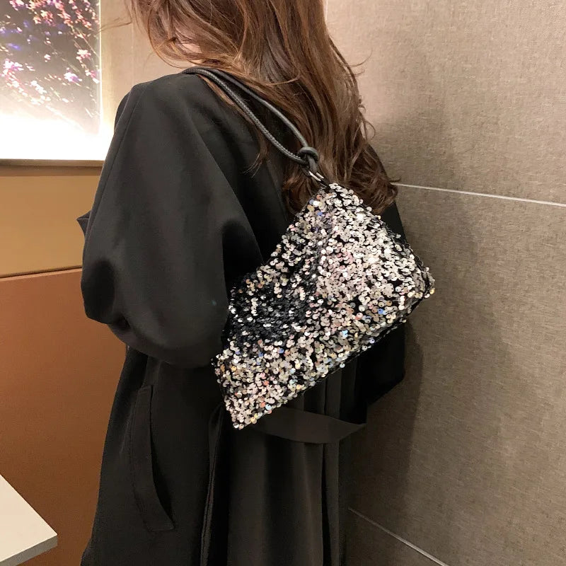 Hand Bag for Wedding Party Banquet Bag Clutch Bag Lady Sequin Luxury Party Evening Bag Fashion Wedding Bridal Dress Underarm Bag