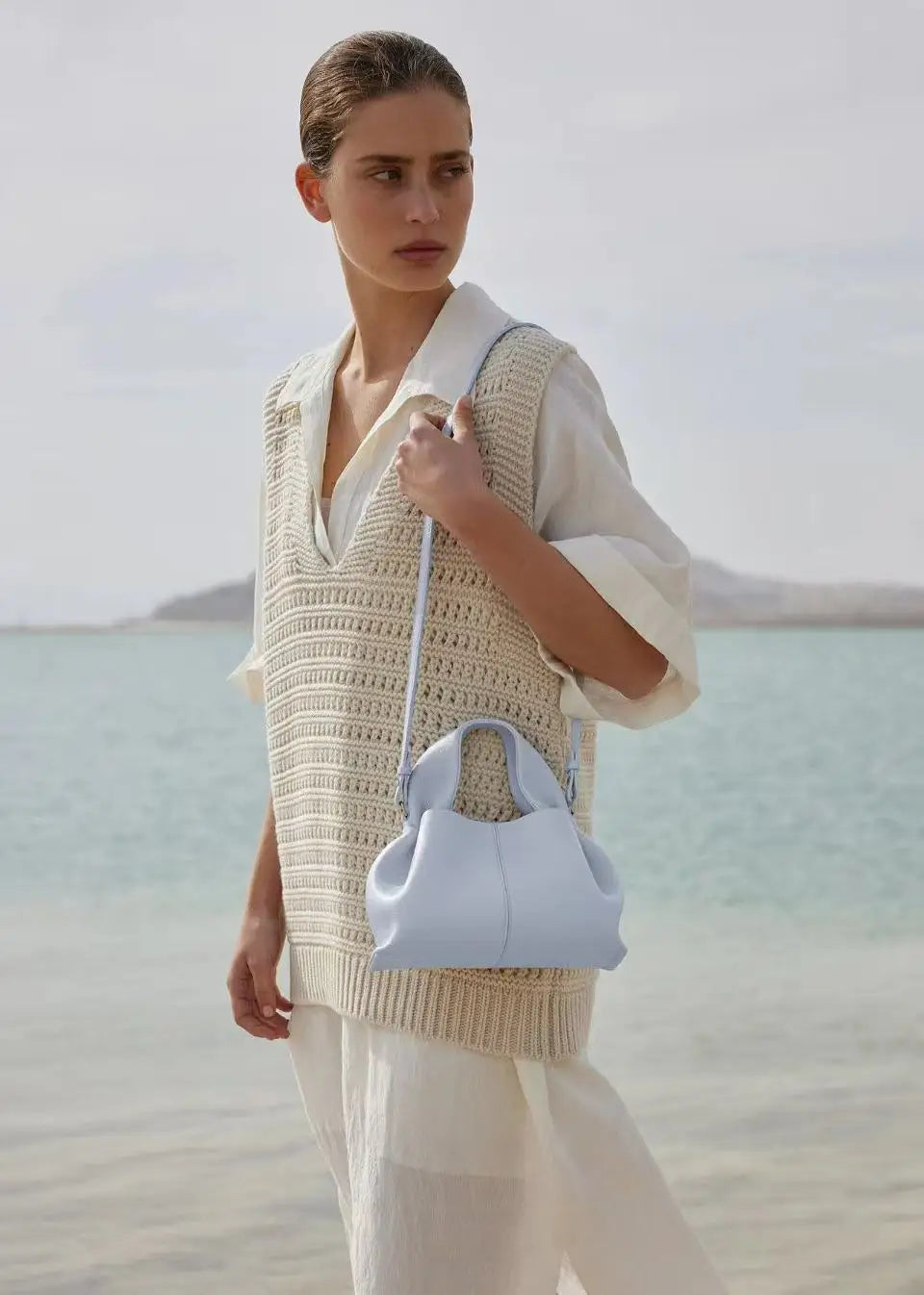 pol cloud bag niche design light luxury french leather handbag one shoulder crossbody fashion women