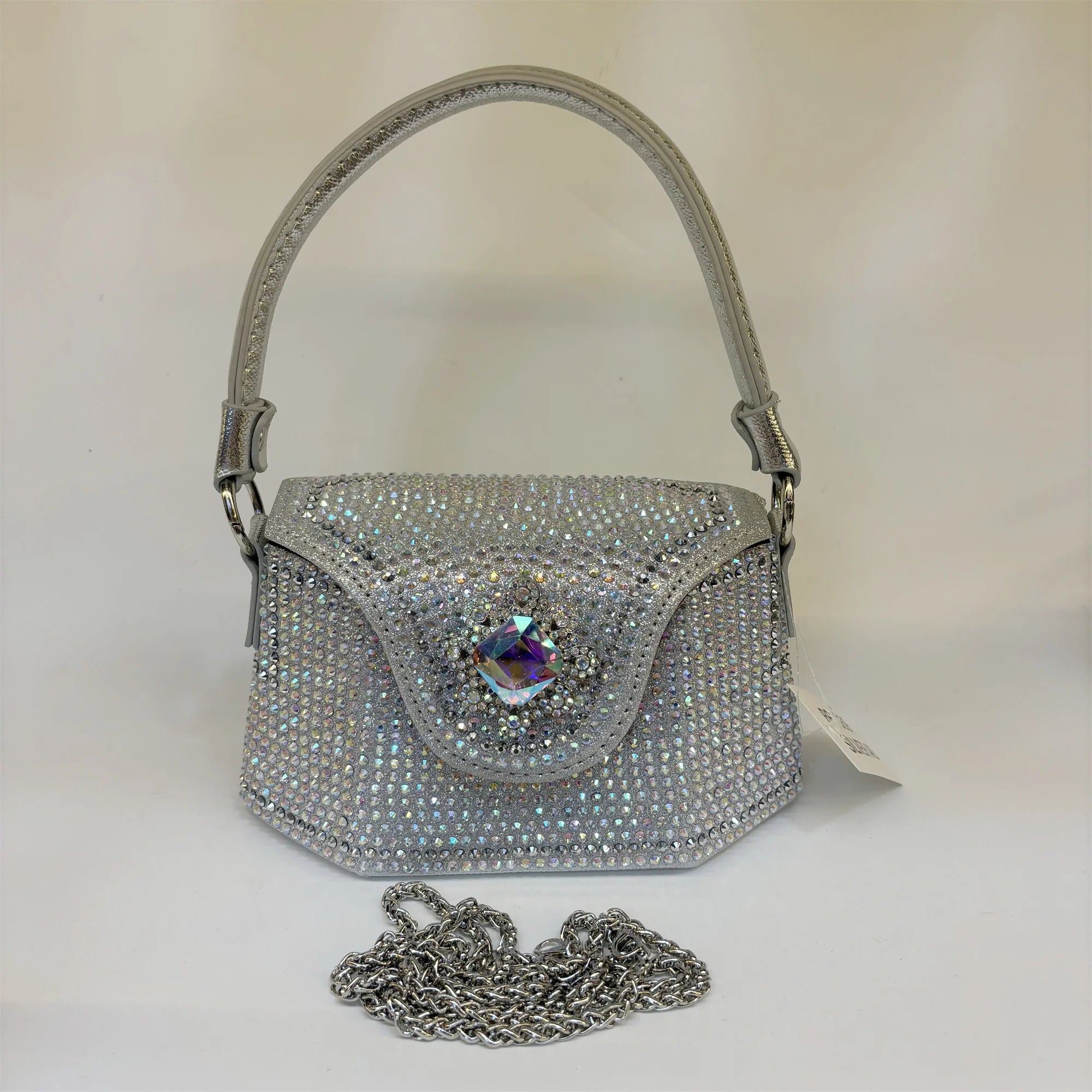 2025 Fashion Luxury Rhinestone Diamonds Shoulder Handbags For Women Thick Chain Crossbody Bag Ladies Handbag F5-823-5