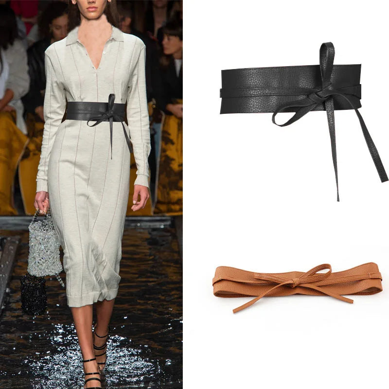 2023 New Designer Women Lace Up Belt New BowKnot Belts for Women Gold Silver Waistband Derss Belt