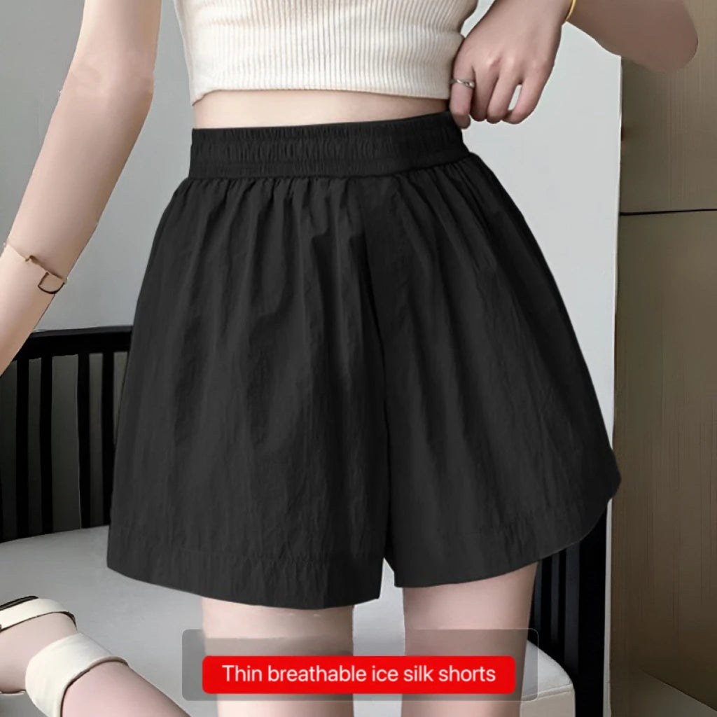 1pcs Summer Women Shorts Gym Workout Short Female Large Size Solid Color Casual Basic Short Pants Lady High Waisted Shorts Sport