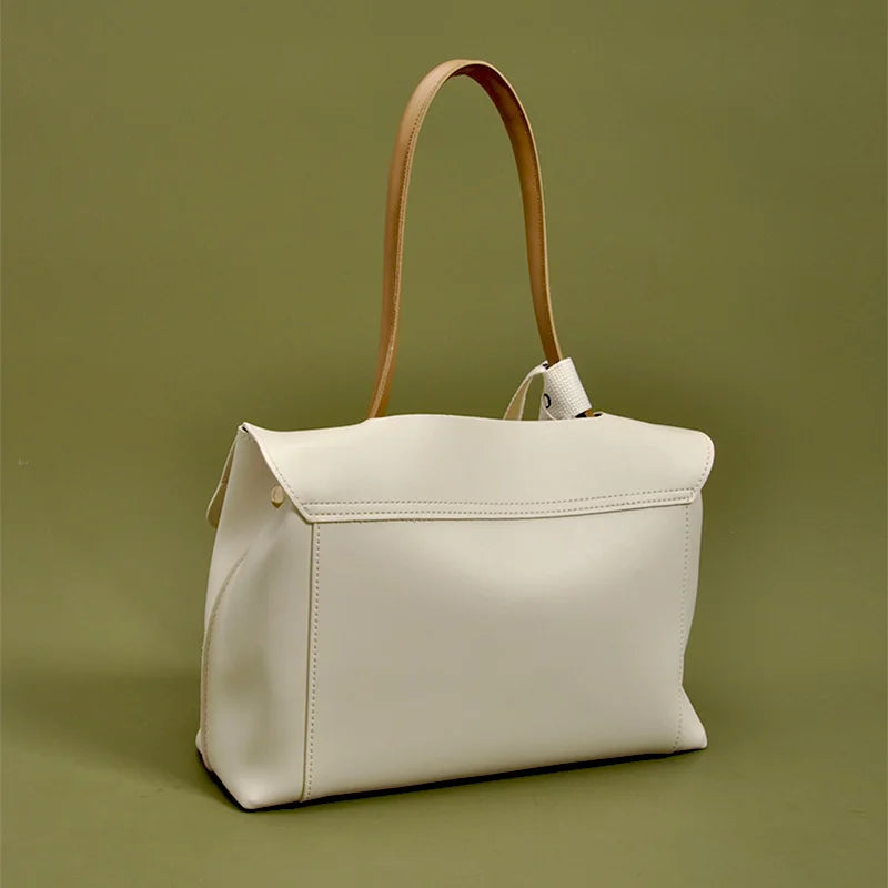 Tote Bag for Women 2024 PU Leather Purse and Handbag Lady Fashion Casual Solid Color Large Capacity Shoulder Bag