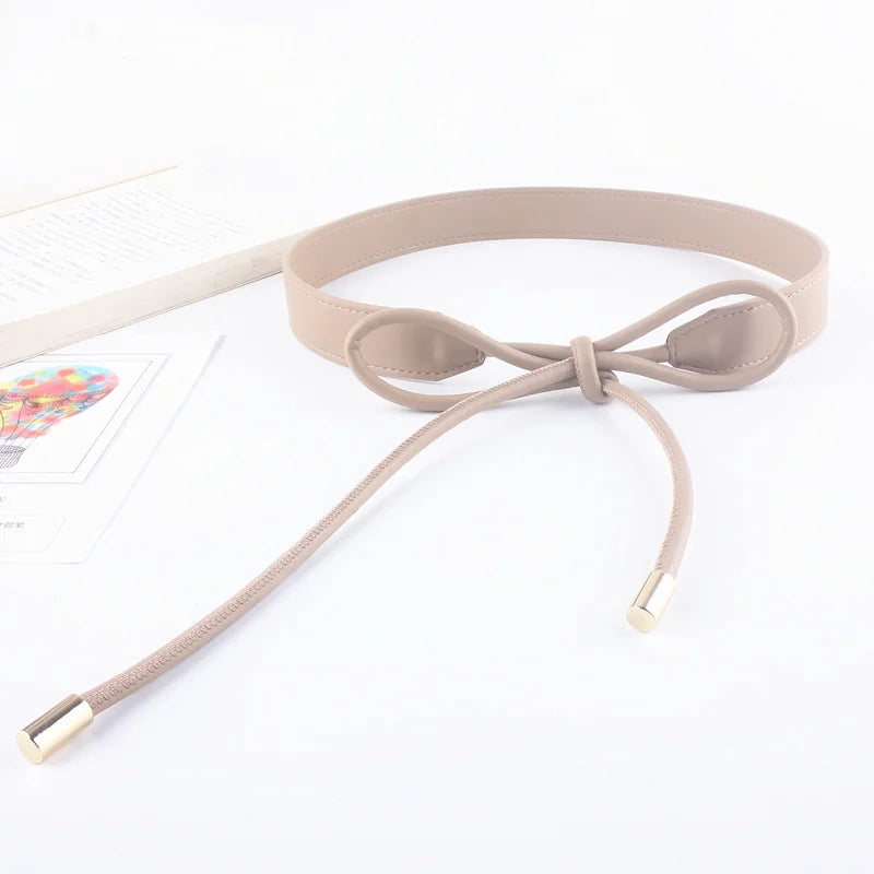 Waist Leather Belt for Women Dress Coat Suit Knot Rope Luxury Designer ladies Corset Hip High Belt Waistband Appreal Accessories