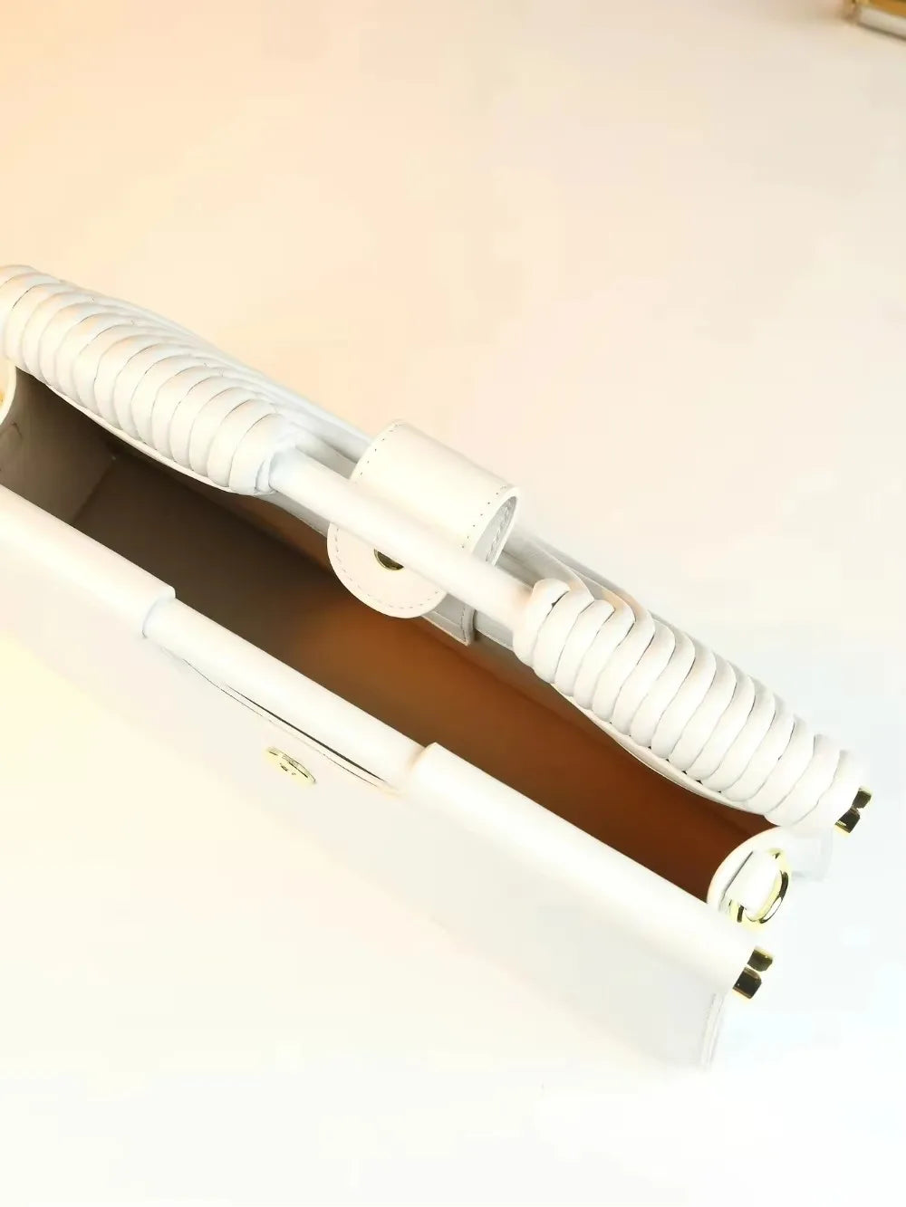 Hand-woven 2025 New Fashion Handbag, Clutch Bag, Niche Design, High-end Single-shoulder Crossbody Bag