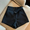 Women Shorts Black Shorts Women Harajuku Elegance High Waisted Shorts A Line Slim Casual Hot Girl Straight Pants Sexy