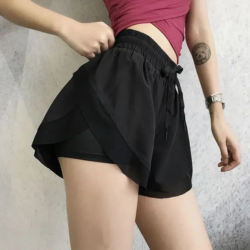 Jorts Shorts For Women Gym Short Pants Woman Sport Fitness Running Sports To Wear Stretchy XL Wholesale Offer Aesthetic Hot Kpop
