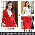 Slim 2 Piece Blazer and Skirt 2024 Spring Autumn New Fashion Office Ladies Ruffle Hem Single Button Blazers Solid Skirt Suits