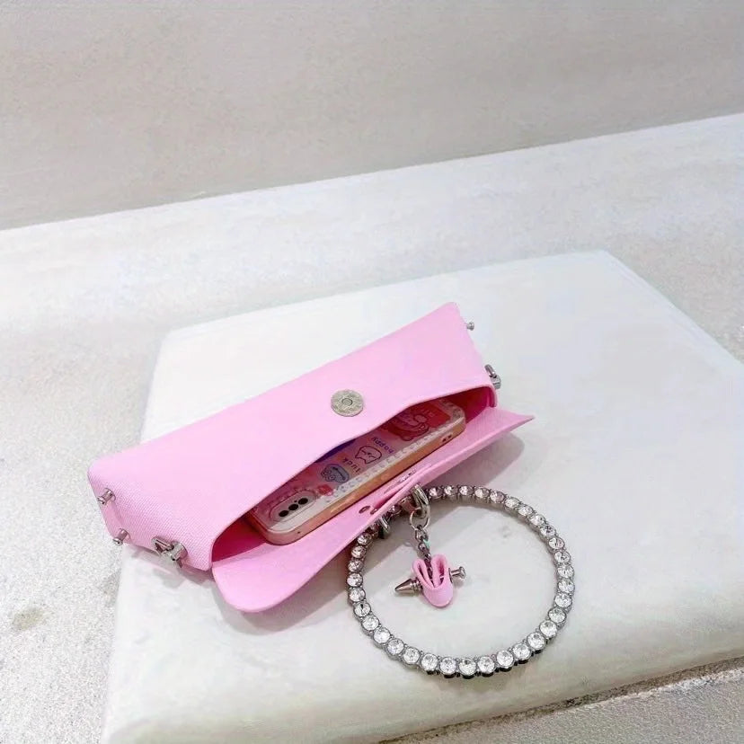 Women's Rectangular Evening Bag-Crystal Embellished Evening Clutch Elegant Party Purse for woman, Luxury Designer Handbags 2025