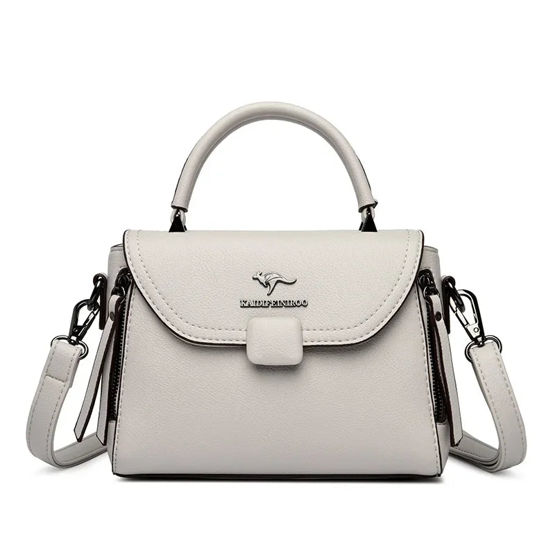 Authentic High Quality Soft Leather Luxury New Designer Fashion Casual Women's Shoulder Bag Handbag Crossbody Bags for Women2024