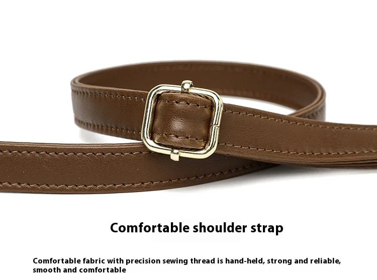 Small PU Crossbody Bags for Women Leather Purse for Ladies Retro Shoulder Handbags for Travel Commute