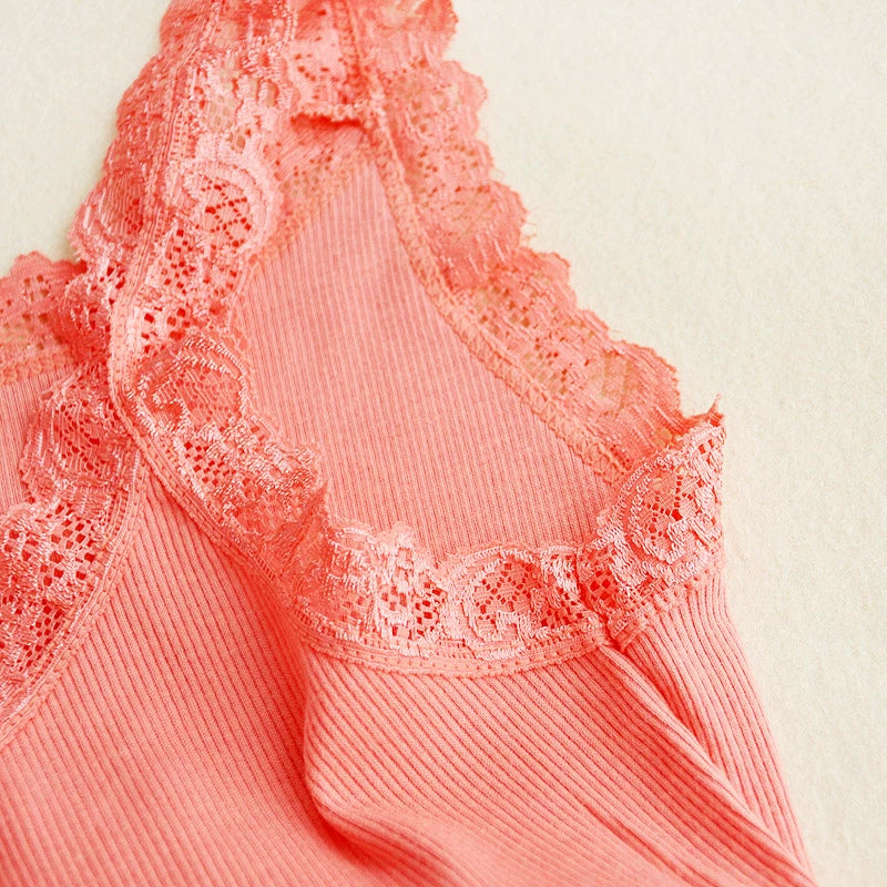 2025 Summer Top Women Sleeveless Lace Tank Top Sexy Women's T-shirt Vest Tank Tops Female Vest Tops White Black Underwear Women